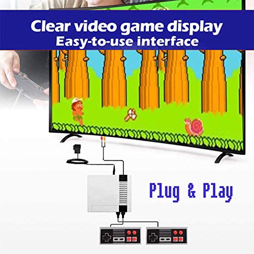 Classic Retro Game Console with 2 Controllers for NES Style, Mini Video Game Consoles with 620 Games (AV Output)