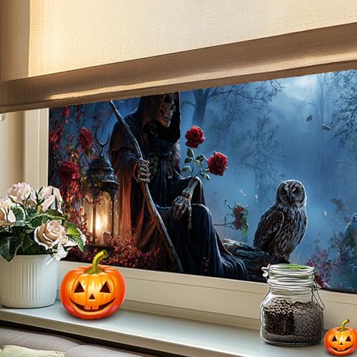 Vinilo decorativo de ventana Halloween HOMETITUTE 39.3x17.7 in miniatura 6