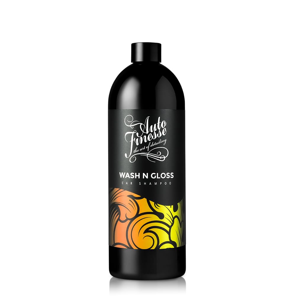 Wash 'N' Gloss Ceramic Car Shampoo | SiO2 Infused Wash | Ultra-Hydrophobic | pH Neutral | High Foam | UK Made