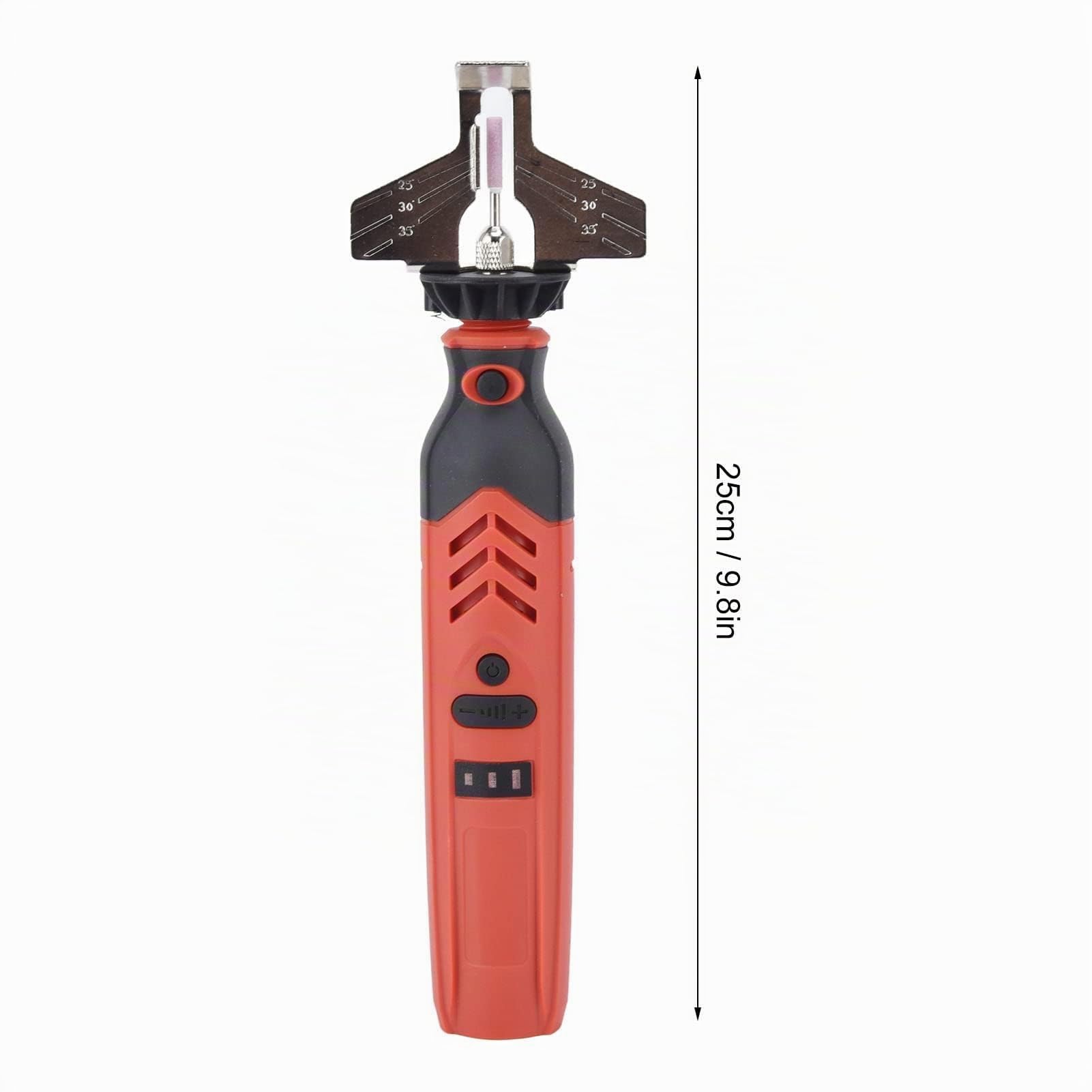 Afilador de Motosierra Eléctrico, Afilador de Motosierra USB Inalámbrico Afilador de Motosierra Juego de Afilado de Motosierra Juego de Herramientas de Afilado de Motosierra DC3.6V