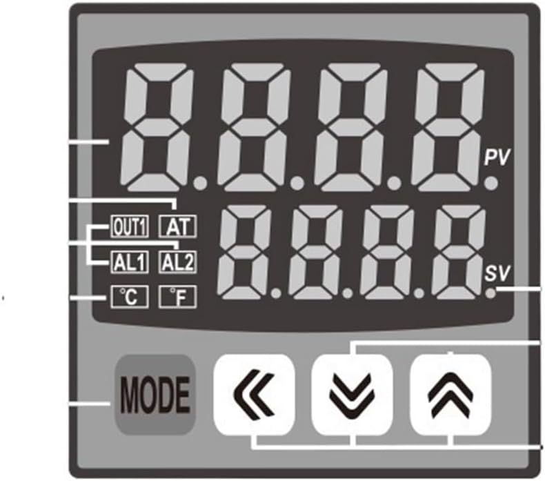 Close-up of the YH-TCN4S display and buttons