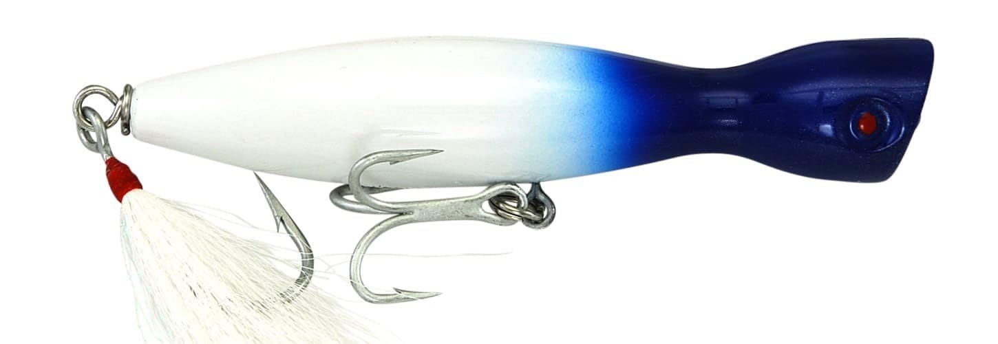 Super Strike Little Neck Popper 2-3/4oz PP5HW-034 Blue/White