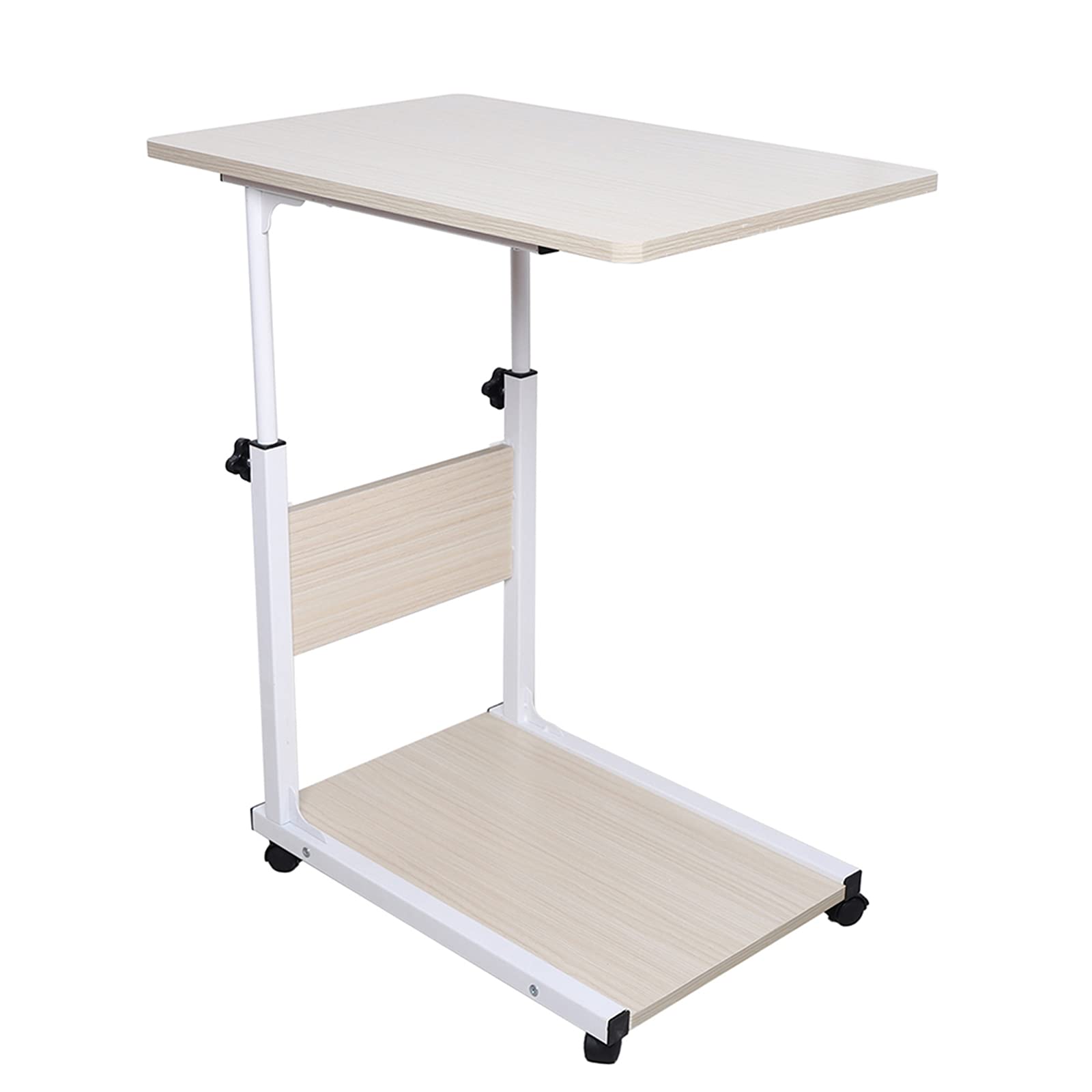 Mesas auxiliares con ruedas Mesas de aseo ajustables en altura, escritorios de madera, mesas de sofá, mesitas de noche, mesas de café para el dormitorio, mesas de ordenador portátil para el
