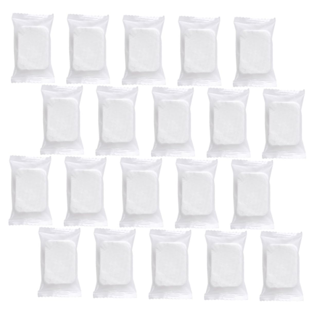 FOMIYES Makeup Remover Pads 100 Count Face Scrub Pads Non-Woven Fabric Gentle for Skin