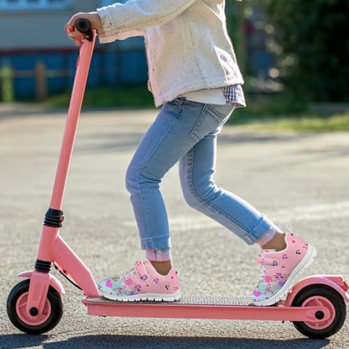 Coloranimal Shoes for Girls Tennis Shoes Sneakers for Kids Walking Shoes Mesh Sports Shoes Breathable Slip On Sneakers Running Shoes3