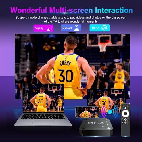 MXQ Pro 5G 4K Android TV 14.0 Box RAM 1GB ROM 8GB Android Smart Box H.265 HD 3D Dual Band 2.4G 5G WiFi Quad Core Home Media Player - Afbeelding 5