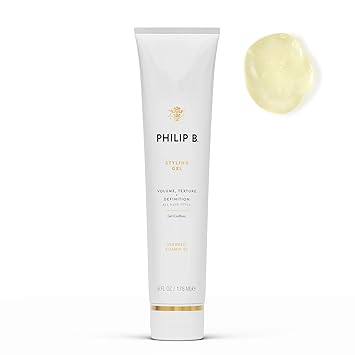 جل تصفيف PHILIP B 6 أوقية. 178 مل | جل الشعر الناعم يعزز الجسم والملمس للتعريف والتجعيد