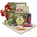 A Cut Above Gourmet Gift Basket with Wooden Cutting Board