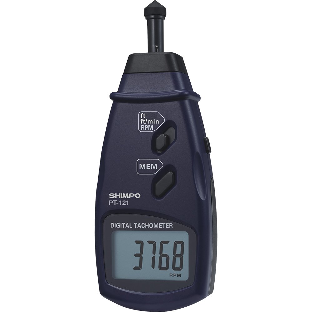 Shimpo PT-122 Contact Tachometer with Metric Measuring Units-image-36