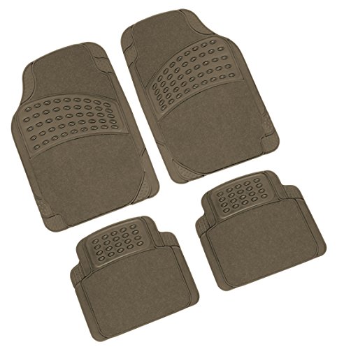 LAMPA 26910 Tapis de sol universels beige pour protection avant et arrière auto