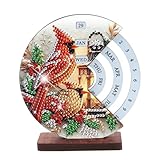 Forte Viscosité/Panneau de Bois: La diamond painting calendrier a une bonne viscosité, de sorte que les strass de la diamond painting calendar ne sont pas faciles à tomber, adaptés à une utilisation et un stockage à long terme sans décoloration ou usure. Le motif imprimé sur la diamond painting calendrier perpetuel est clair, imperméable à l’eau et pas facile à tomber. Le matériel en bois est robuste et durable, assurant que la diamant painting calendrier peut être employée pendant longtemps