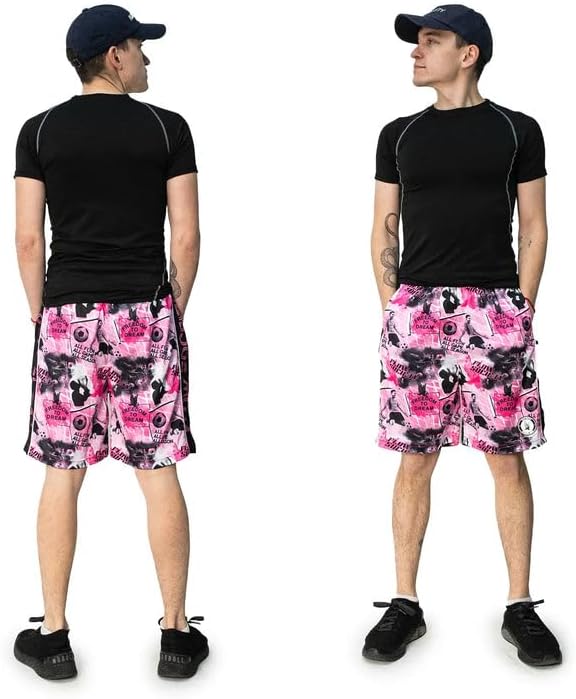 Flow Society Freedom to Dream Soccer Attack Boys Shorts - Lacrosse - Baseball - Football - Hockey - Basketball - Pink