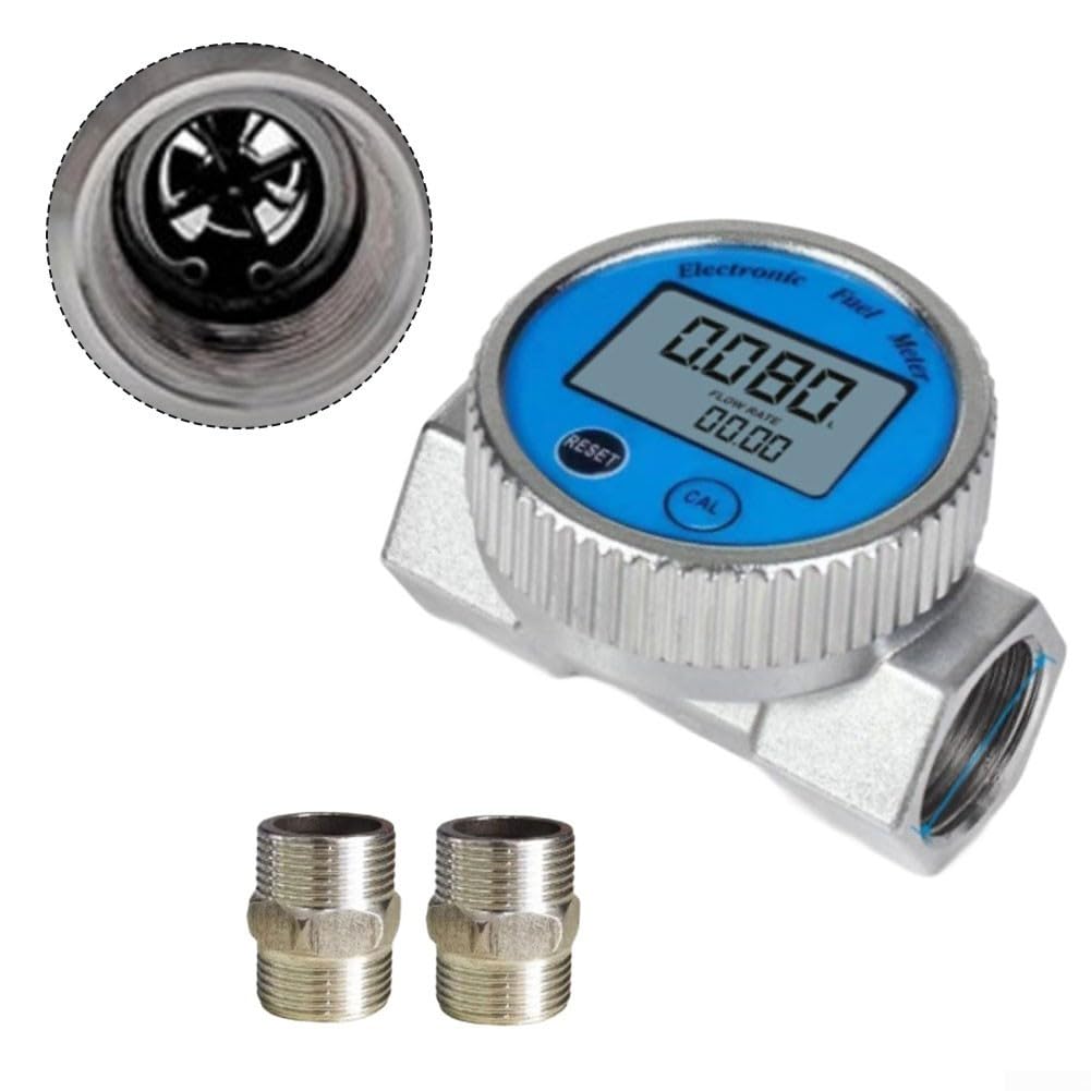 Contador de Caudal Aluminio 1" para rango 9-100 L/min Contador(1 inch)