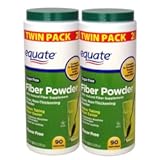 Equate Sugar-Free Fiber Powder - 90 Servings&comma; 12&period;3 oz &lpar;2 Pack&rpar;