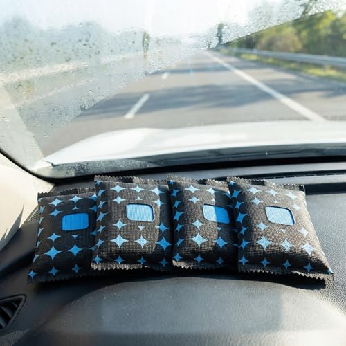 Sacs déshumidificateurs de voiture réutilisables anti-buée et moisissure - 4
