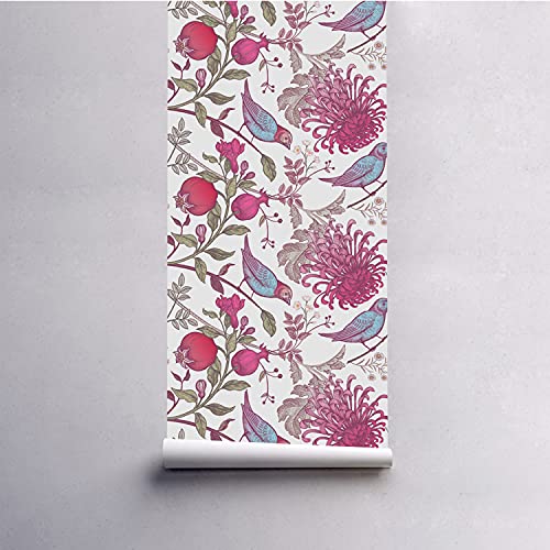 Papier peint meuble Magic-Stick auto-adhésive décoration oiseaux 290cm