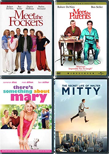 Amazon Com 4 Memorable Characters 1 Unforgettable Star Ben Stiller Meet The Parents Meet The Fockers There S Something About Mary Secret Life Of Walter Mitty Dvd Comedy Bundle Comedy Feature Films