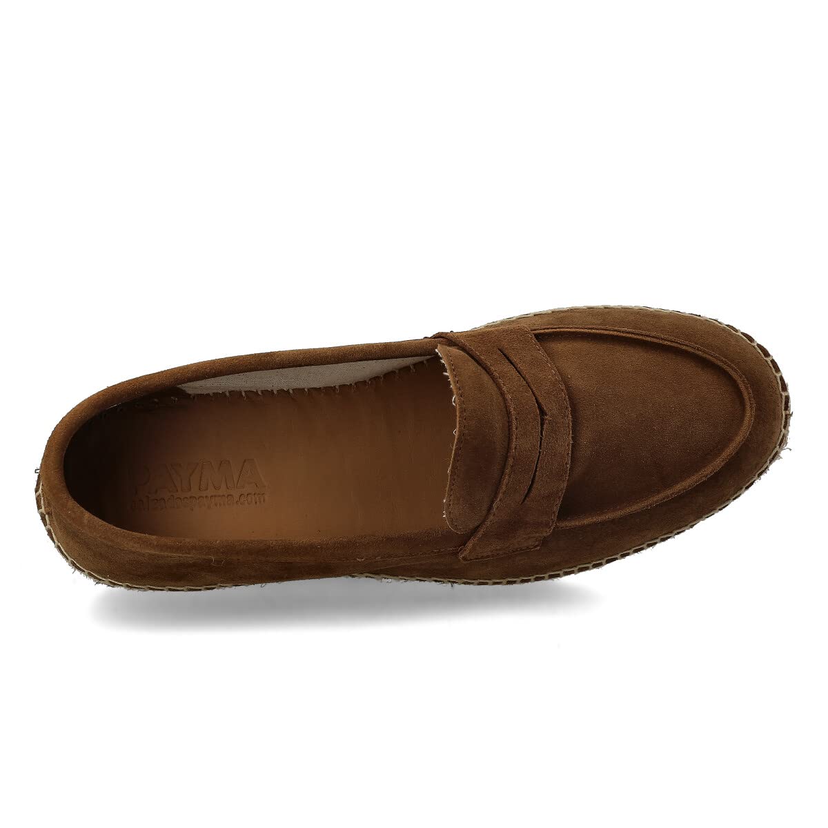 Espadrillas Mocassini da Uomo in Pelle Scamosciata. Sandali di Juta Estive e Flessibili. Design Liscio o Mascherato. Marrone, Blu Navy e Kaki