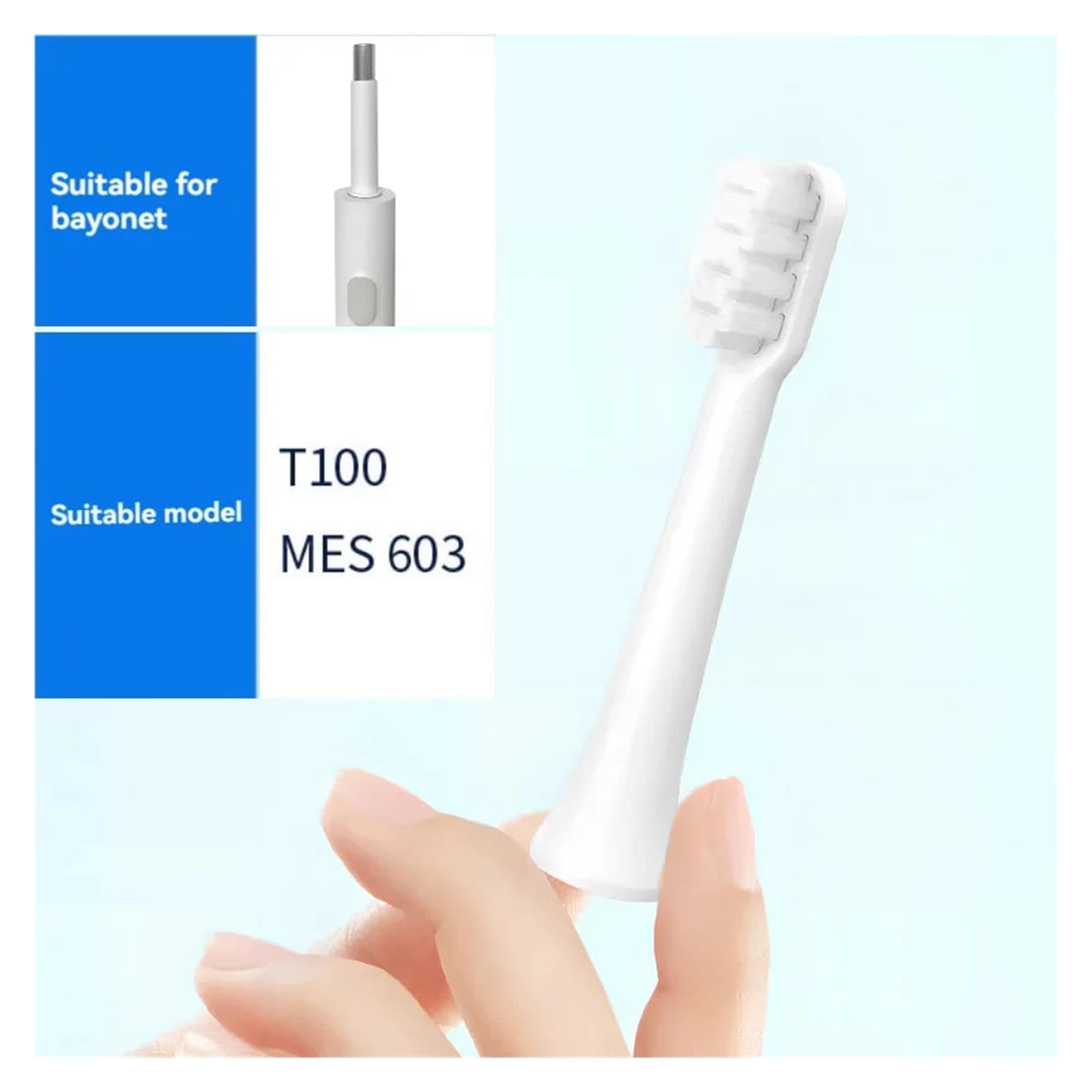 Testine For Spazzolino, Compatibili Con Mijia, T100 Mes603