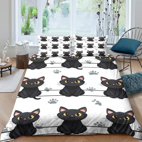 Parure de lit imprimé 3D 200x200 microfibre pour lit double ado - 4