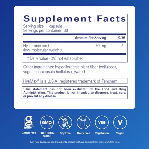 Pure Encapsulations Hyaluronic Acid