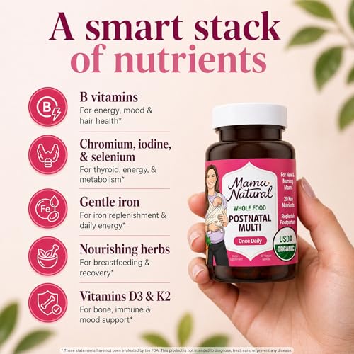 Mama Natural Organic Postnatal Vitamins