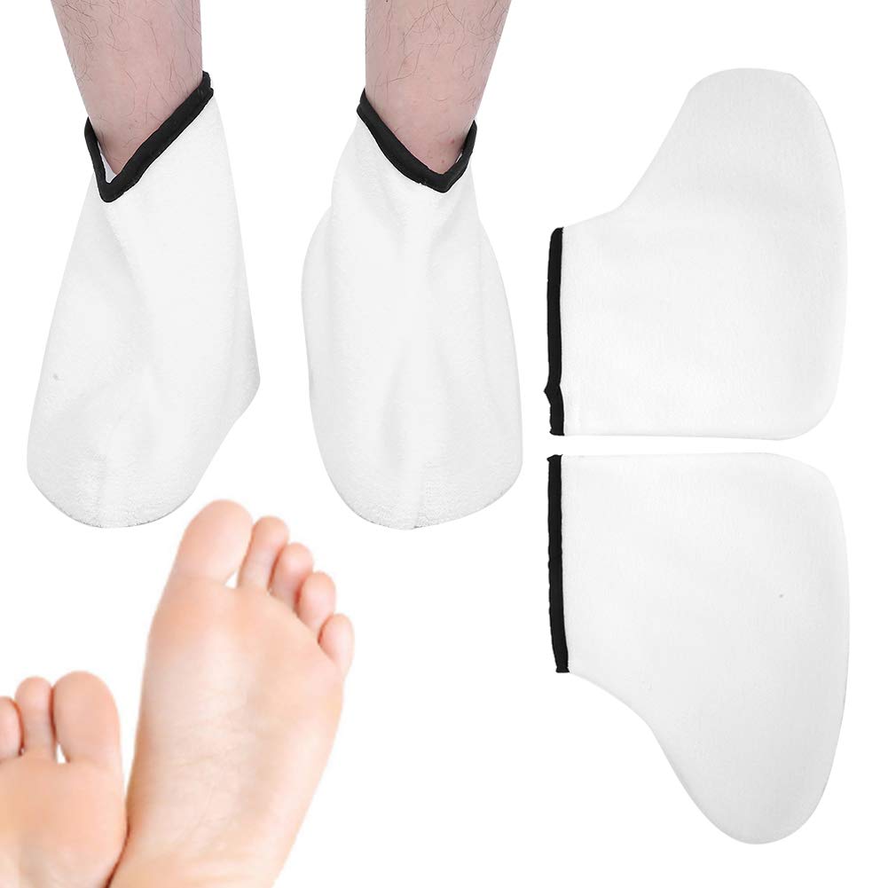 Paraffin Wax For Feet, Paraffin Wax Booties with Adjustable Ankle Fit Cotton Foot Care For Spa Treatment At Home