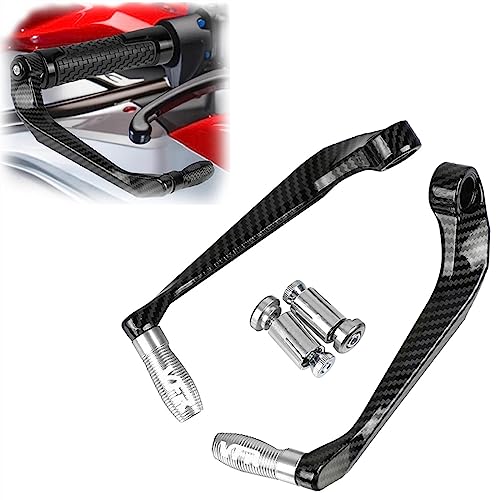 Protège-mains moto de 22mm préservant vos leviers VFR800X argent
