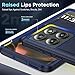 LeYi for Moto-Edge-2025 Case: Moto Edge 2025 Case Heavy Duty 3 in 1 Rugged Cover, Military Grade Shockproof Cell Phone Android Funda para Motorola Edge 2025, Blue