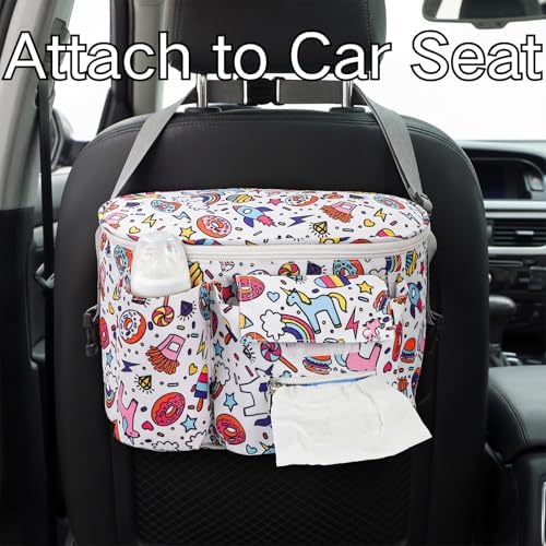 Coloch Universal Stroller Organizer, Large Capacity Multi-purpose Stroller Bag Caddy with Cup Holder Waterproof Stroller Basket for Baby Essentials — 사진 7