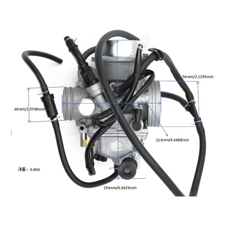 Image of Carburetor for Honda Rancher 350 TRX350TM TRX350TE 2000 2001 2002 2003 2004 2005 2006 ATV 16100-HN5-M41