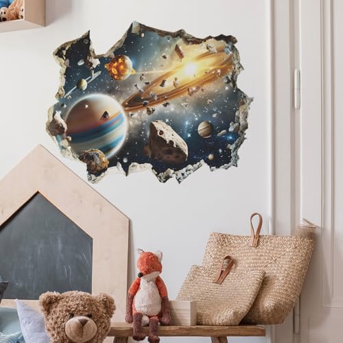 Vinilo Decorativo Espacial Galaxy 3D Universo Planeta miniatura 6