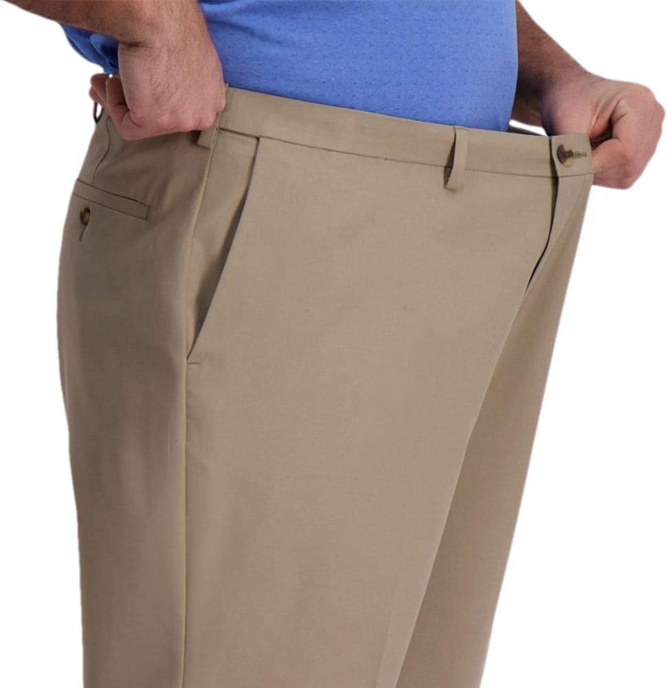 Haggar Men's PLN SLD HTR Pant