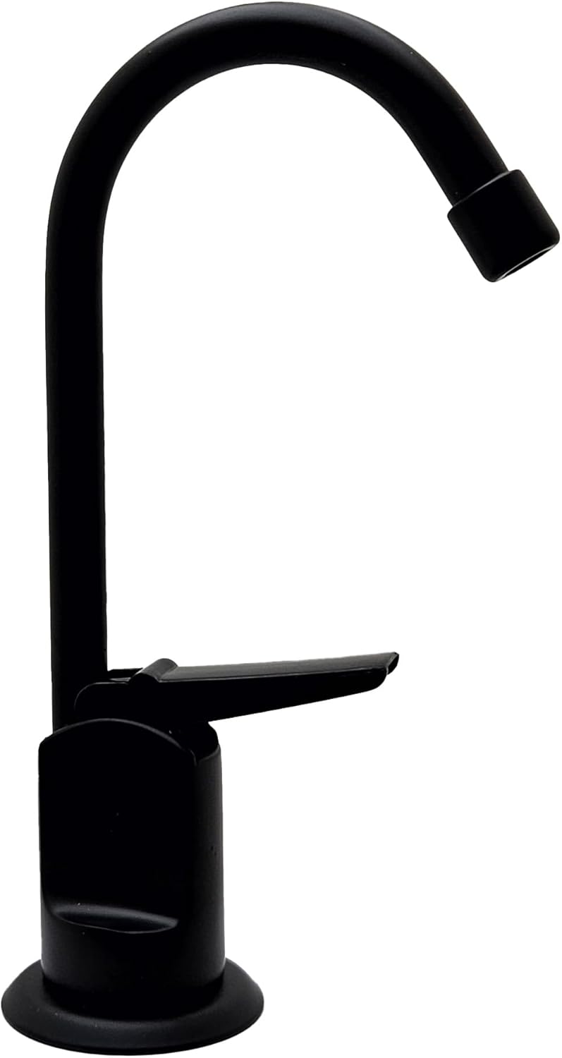 Westbrass R203-NL-62 6" Touch-Flo Style Pure Water Dispenser Faucet, Matte Black