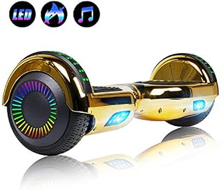 Felimoda 6.5" inch Hoverboard Electric Smart Self Balancing Scooter w/Built-in Wireless Speaker LED