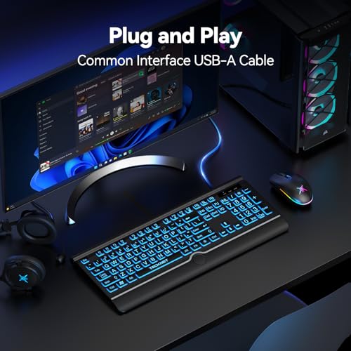 Tecknet Large Print Keyboard thumbnail 6