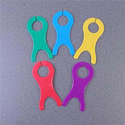 GIUPLOKID Bobines en Plastique pour Fil à Broder, Bobines de Fil, Planche à Vent Multicolore, Plaque Rangement Portable, Accessoire Artisanal Bricolage(Multi-Colored) – vue 4