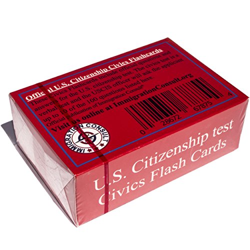 Us Citizenship Test Civics Flash Cards For The Naturalization Exam With All Official 100 Uscis Questions And Answers. Illustrated Pocket Box Set Flashcards To Help Study For The American Civics #TOP1