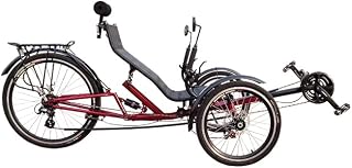 20in 6 Speed Recumbent 3 Wheel Pedal Tricycle Bike Bicycle