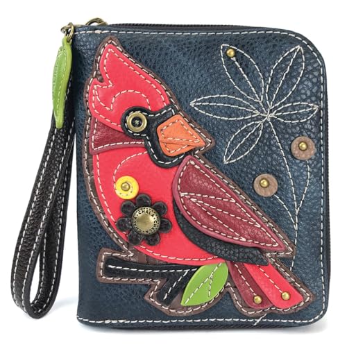 Image of CHALA Zip Around Wallet, Wristlet, 8 Credit Card Slots, Sturdy Pu Leather