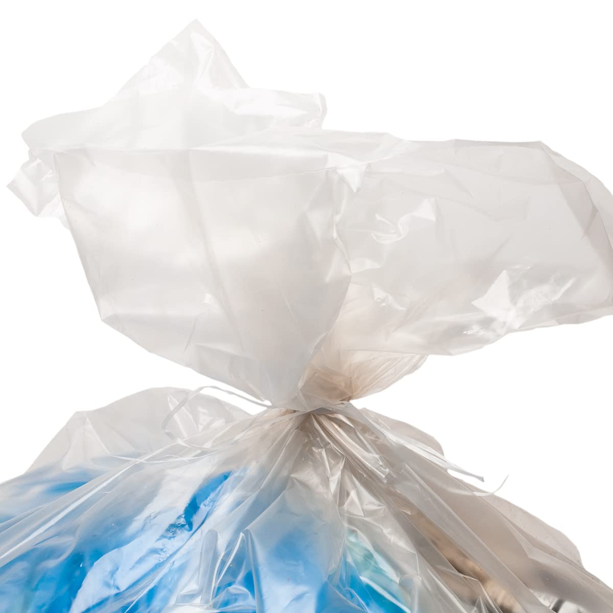 Gallo, 20 SacchettI Spazzatura in Plastica Riciclata, Extrastrong, 80x120cm, Trasparenti