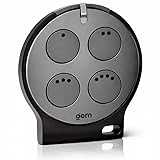 GEM Telecomando Universale Apricancello Multifrequenza 433 868 mhz, Autoapprendente 4 in 1 Rolling Code 128bit togo va sommer pearl, Radiocomando Garage 4 Canali, ABS Alluminio