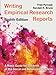 Writing Empirical Research Reports: A Basic Guide for Students of the Social and Behavioral Sciences