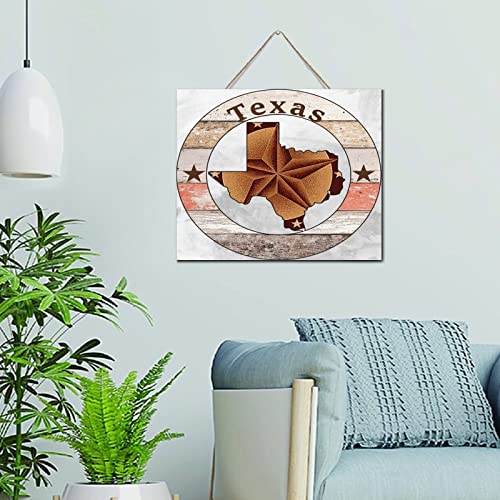 Panneau mural en bois pour habiller un mur vide, décoration Texas Lone Star 30,5 cm