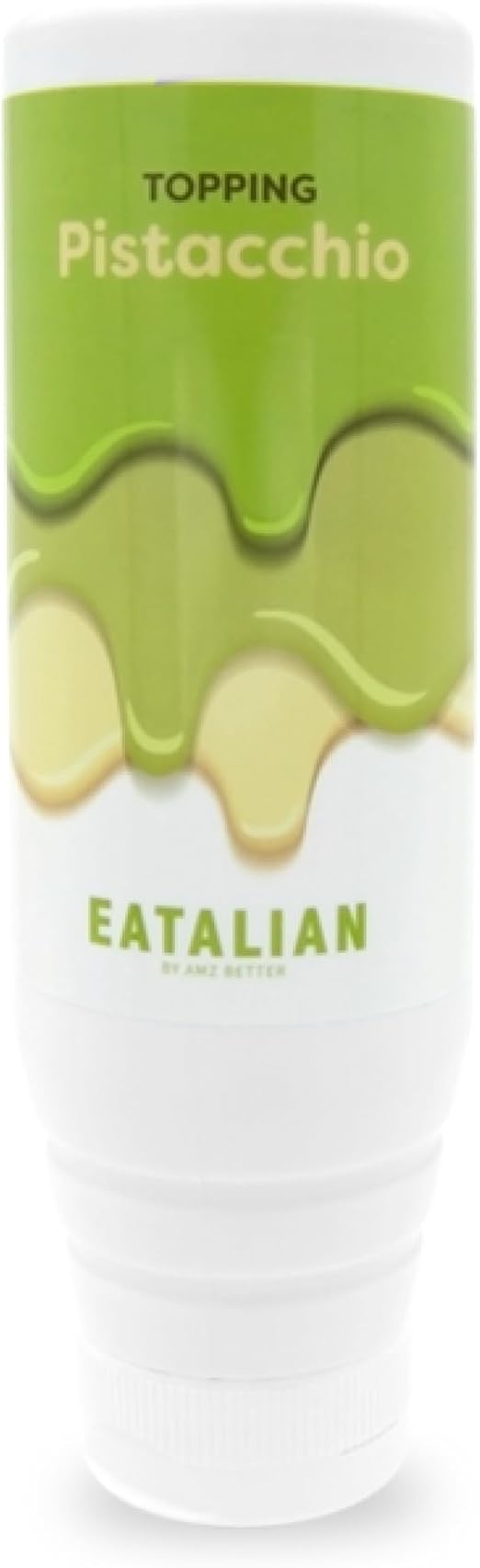 EATALIAN Topping de Pistacho, Crema Dulce Proteica en Squeezer de 300 g, Made in Italy