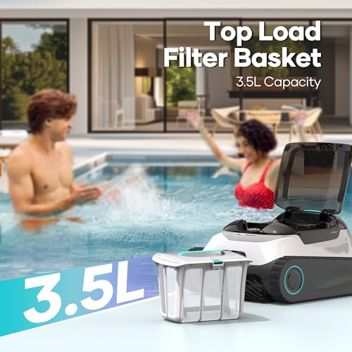 Image of Aiper Scuba S1 Robotic Pool Cleaner, Wall & Waterline Cleaning, Cordless Pool Robot with 4 Modes, Smarter Navigation with High-Precision Sensors(Renewed)