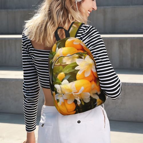 Mochila para laptop floral alegre ideal como bolsa de enfermera y campus universitario 7