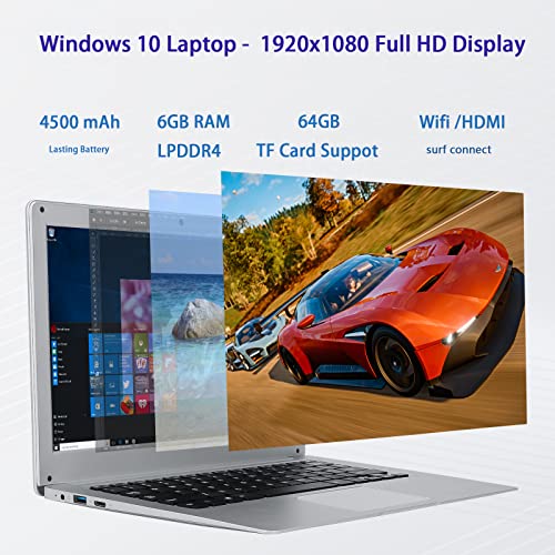 133-inch-Traditional-Windows-Computer-Laptop-for-Student1920-x-1080-IPS-6GB-RAM-64GB-LPDDR4-for-School-Business-Office-PC-Notebook-with-Dual-Core-Intel-Celeron-N3350-32-USB-WiFi-Bluetooth-40
