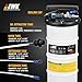 EWK 6.5L Pneumatic/Manual Oil Extractor, Oil Change Pump for Automotive Fluids Vacuum Evacuation, Fluid Extractor Pump Tool for DIY Mechanics