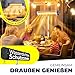 KESSER® Infrarotstrahler Heizstrahler Terrassenstrahler 2500W inkl. Schutzhülle höhenverstellbarem Teleskopstativ Wickeltischstrahler Terrassenheizer Quarzstrahler Infrarot